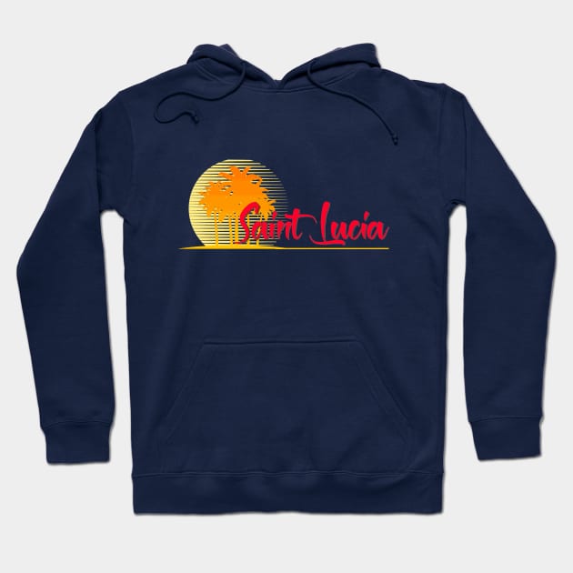 Life's a Beach: Saint Lucia Hoodie by Naves